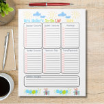 Personalized Principal To-Do List Elementary theme Notepad<br><div class="desc">Principals, this completely customizable to-do list is perfect for staying focused on a few small goals each day. Being a principal involves a lot of moving parts and can be very overwhelming. This adorable, completely customizable to-do list helps keep the busy principal focused on the tasks at hand, and keeps...</div>