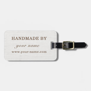 Personalized Printable Tag for Handmade Jewellery