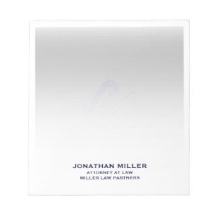 Personalized Professional Branded Legal Stationery Notepad
