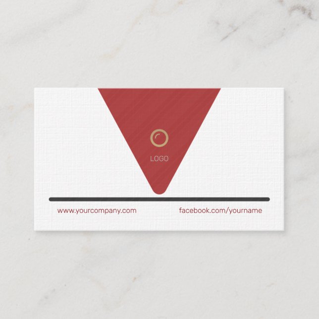 Personalized Professional Business Card - Tailored (Front)