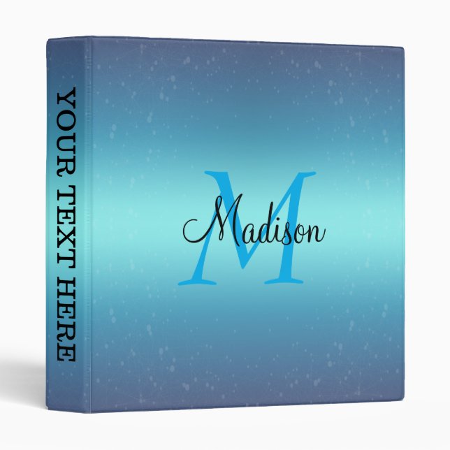 Personalized Professional Custom Binder (Front/Spine)