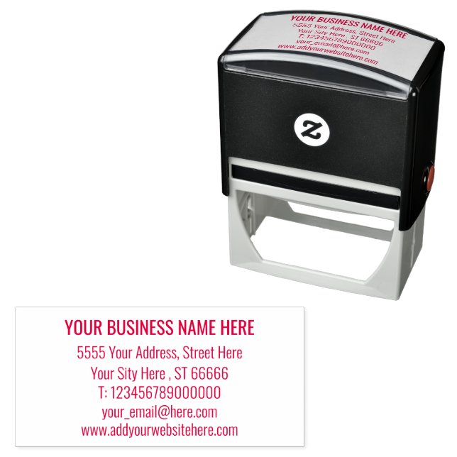 Personalized Professional Design Address Stamp  (In Situ)