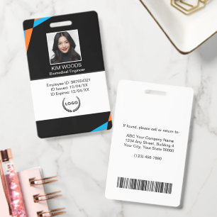 Personalized Professional Employee ID Photo Badge