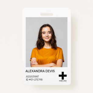 Personalized Professional Employee Logo & Photo Badge