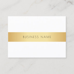 Personalized Professional Modern Elegant Gold Business Card