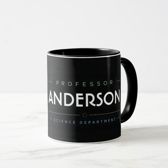 Personalized Professor Science Depart Coffee Mug (Front Right)