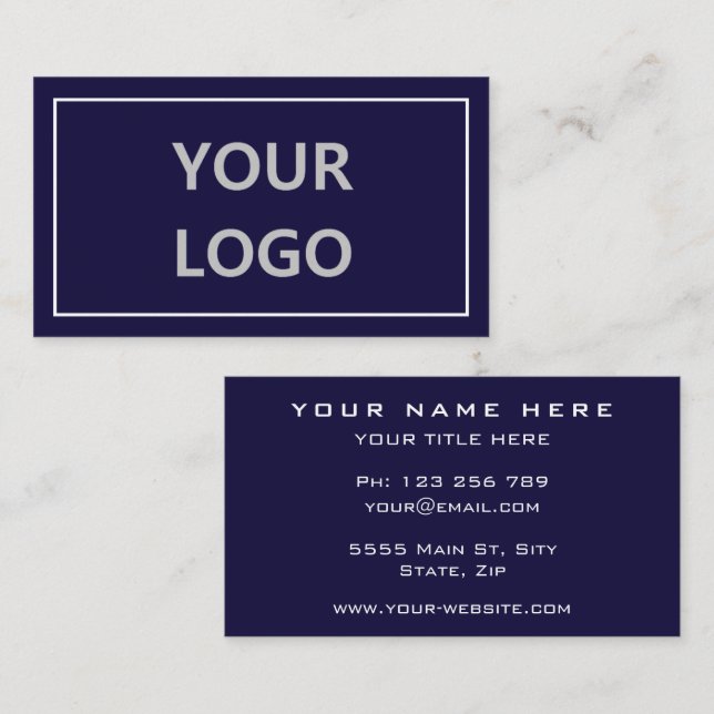 Personalized Promotional Business Card Template (Front/Back)