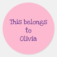 Personalized Property Stickers