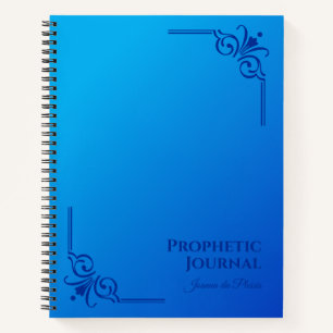 Personalized Prophetic Journal Spiral Notebook