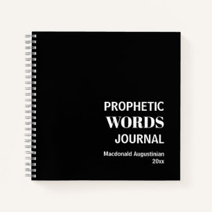 Personalized Prophetic Words Journal
