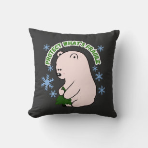 Personalized Protect What's Fragile Throw Pillow