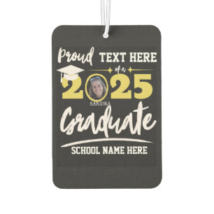 Personalized Proud Family Graduation Class of 2025 Air Freshener