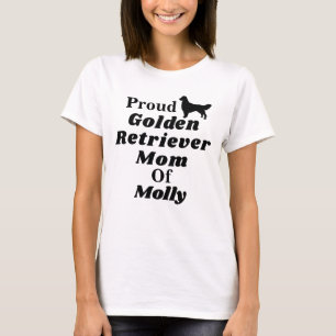 Personalized Proud Golden Retriever Mom T Shirt