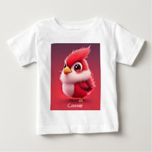 Personalized Proud Red Cardinal Baby T-Shirt