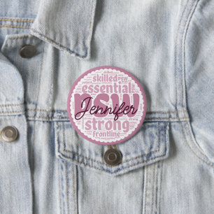 Personalized PSW 3 Inch Round Button