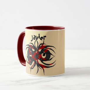 Personalized Psychedelic Arachnid of Despair Mug