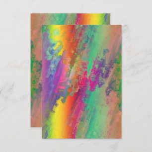  Personalized Psychedelic Invitation Card 