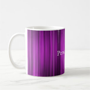 Personalized Psychedelic Purple Coffee Mug