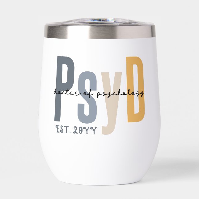 Personalized PsyD Doctor of Psychology Graduation (Front)