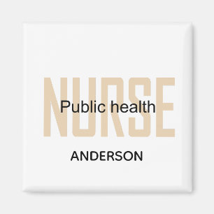 Personalized Public health nurse RN gifts Magnet