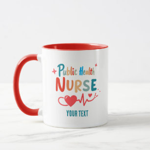 Personalized Public health nurse RN gifts Mug