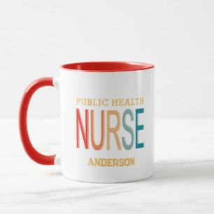 Personalized Public health nurse RN gifts Mug