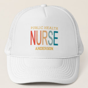 Personalized Public health nurse RN gifts Trucker Hat