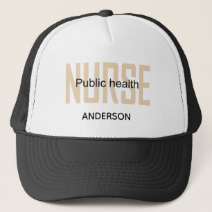 Personalized Public health nurse RN gifts Trucker Hat