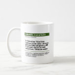 Personalized Publication Classic Mug - Green<br><div class="desc">A personalized gift to celebrate your published paper! The perfect gift for co-authors,  colleagues,  and academics who published a scientific paper. Customize with the scientific journal,  publication title,  authors and abstract.</div>