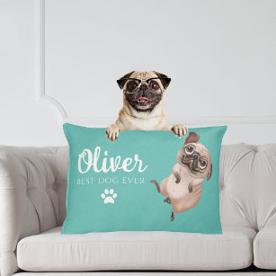 Personalized Pug Dog Bed