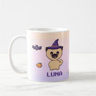 Personalized Pug Halloween Mug