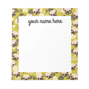 Personalized Pugs Notepad