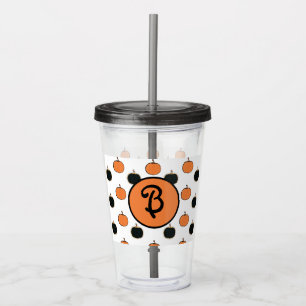 Personalized Pumpkin/halloween/Autumn  Acrylic Tumbler