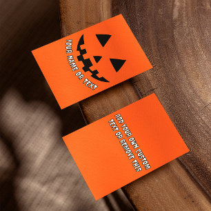 Personalized Pumpkin Halloween Name & CUSTOM TEXT Flyer