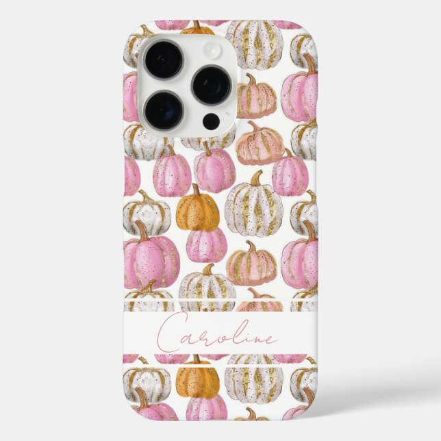 Personalized Pumpkin Pattern  Case-Mate iPhone Case (Back)