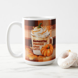 Personalized Pumpkin Spice Latte Coffee Mug