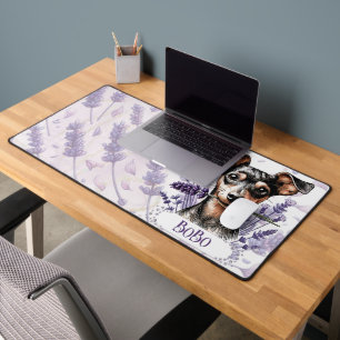 Personalized Pup – Min Pin Desk Mat