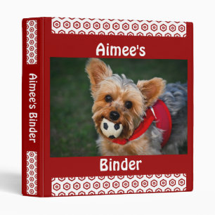 Personalized Puppy Binder
