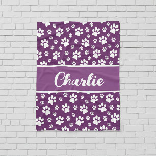 Personalized Puppy Blanket Dog Lover Gift