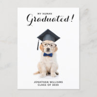 Personalized Puppy Dog Graduate Graduation Party