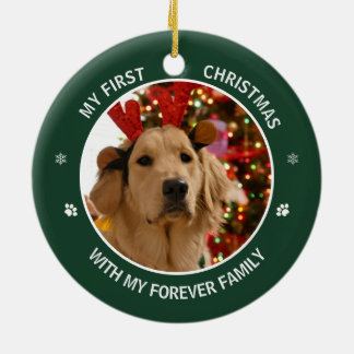Personalized Puppy First Christmas Ornament