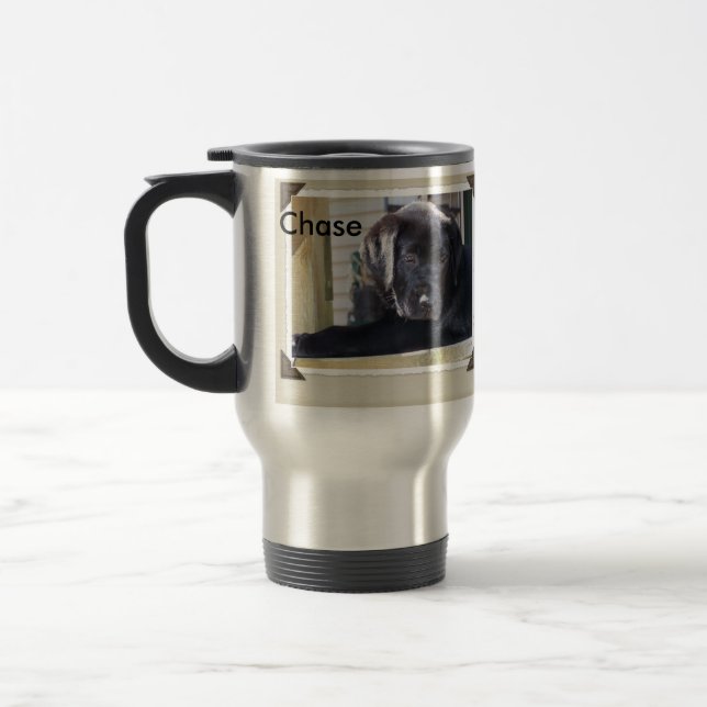personalized puppy mug (Left)