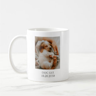 Personalized Puppy Photo Dog Established Coffee Mug
