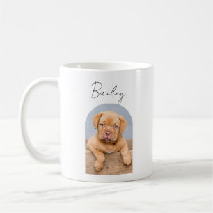 Personalized Puppy Photo Mug with Custom Name