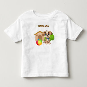 Personalized Puppy Toddler T-Shirt