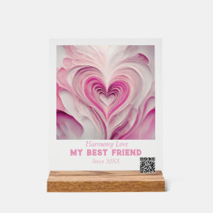 Personalized "Pure Love" - My Best Friend Acrylic Sign