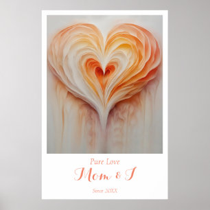 Personalized "Pure Love" Wall Art - Mom and I