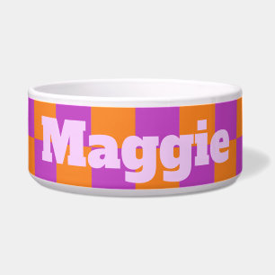 Personalized Purple and Orange Halloween Pet