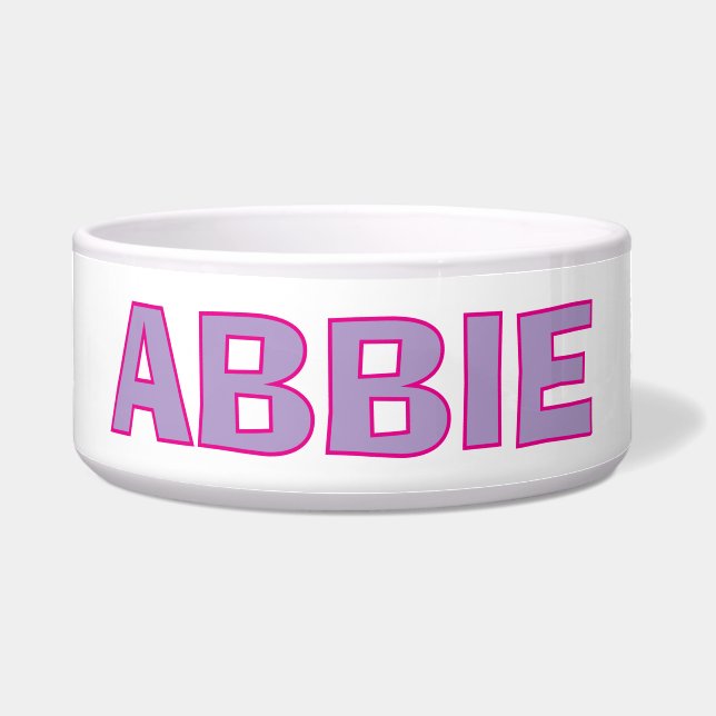 Personalized Purple and Pink Pet (Front)