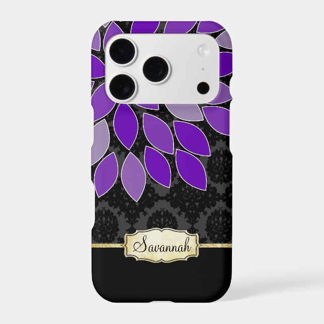 Personalized Purple Black Gold (Back)